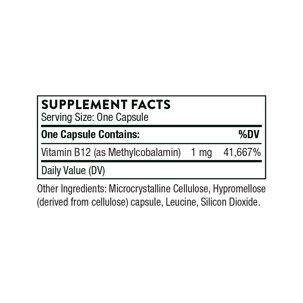 Thorne Vitamin B12 image 2