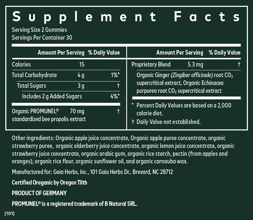 Gaia Herbs Immune Rapid Defense Gummies - 60 Count image 1