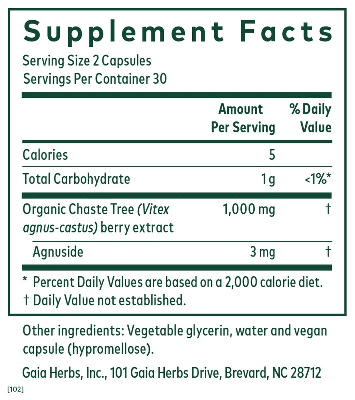 Gaia Herbs Pro Vitex image 1