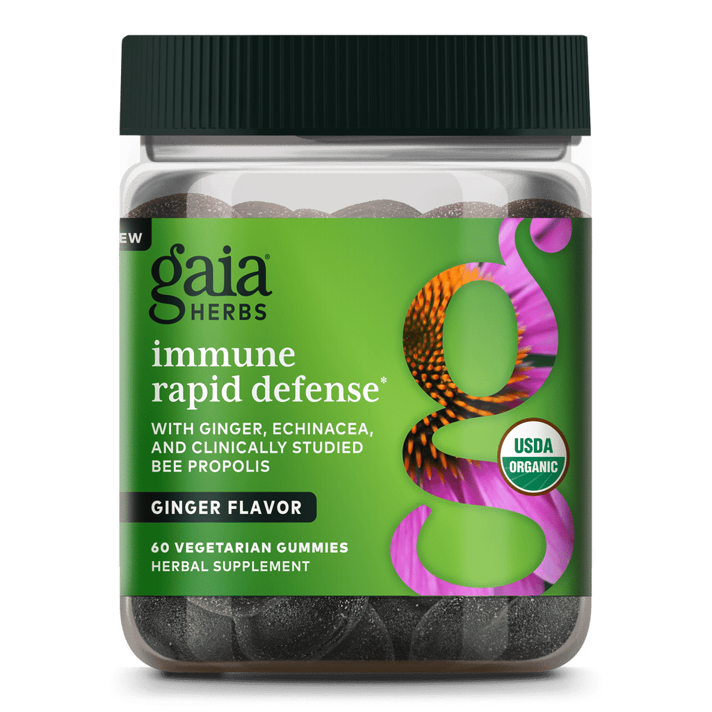 Gaia Herbs Immune Rapid Defense Gummies - 60 Count image 0