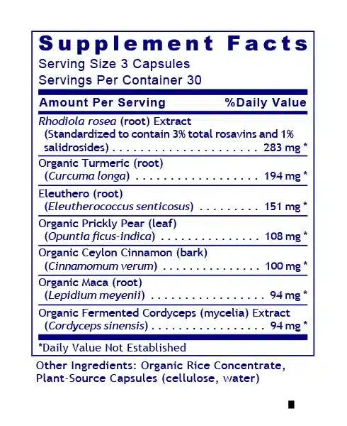 Premier Research Labs Adaptogen-R3™ image 3