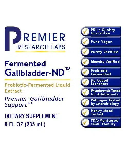 Premier Research Labs Premier Fermented Gallbladder-ND™ image 1