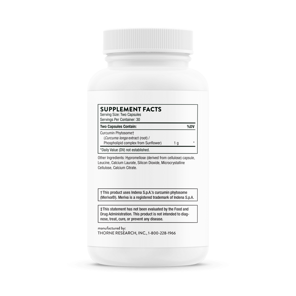 Thorne Curcumin Phytosome (formerly Meriva) image 4