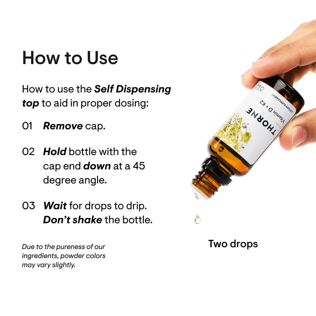 Thorne Vitamin D + K2 Liquid image 1