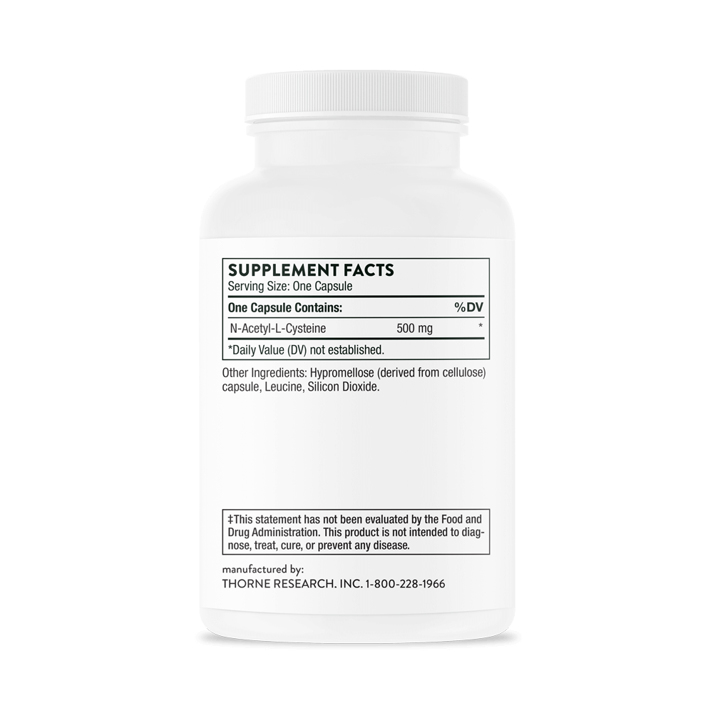 Thorne NAC - N-Acetylcysteine image 4