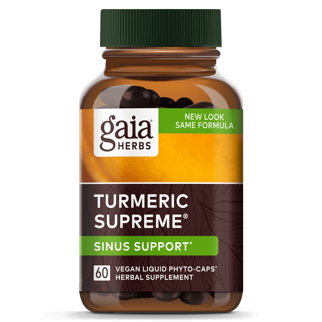 Gaia Herbs Turmeric Supreme® Sinus Support - 60 ct