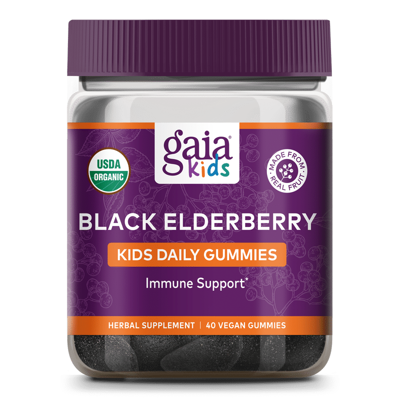 GaiaKids® Black Elderberry Kids Daily Gummies